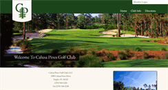 Desktop Screenshot of calusapinesgolfclub.com